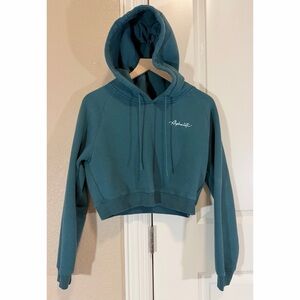 Alphalete cropped hoodie fleece medium